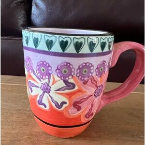 Kathy Davis Hearts and Flowers mug